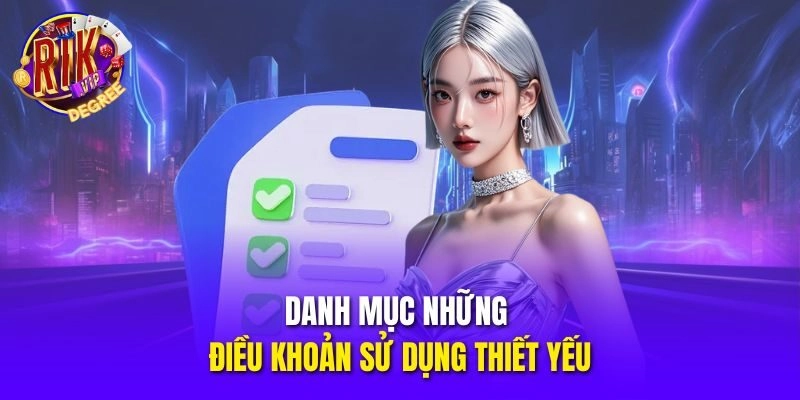 Danh mục những điều khoản sử dụng thiết yếu